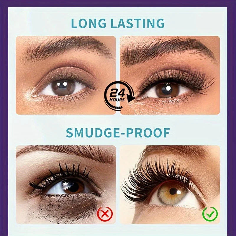 5D Extreme Volume Lash Mascara,Waterproof And Long-Lasting,Natural Thickening And Curling Eyelash Extension - Tasawoq