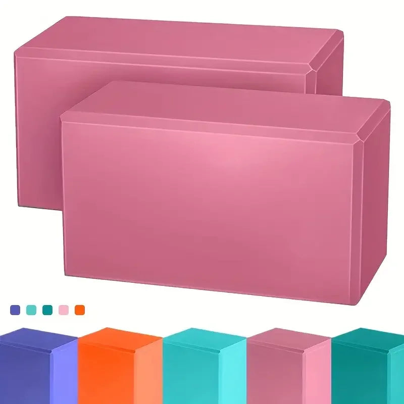 Yoga Blocks Gym Foam Brick Pilates Training Exercise Fitness Bolster Pillow Cushion Stretching Body Shaping Building Cubes - Tasawoq