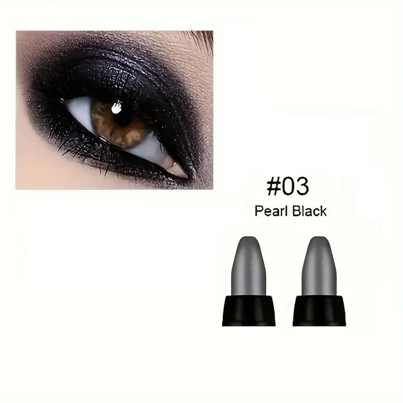 16 Colors Pearlescent Eyeliner, Color Glitter Waterproof Long-Lasting Eye Makeup Non-smudge Eyeliner - Tasawoq