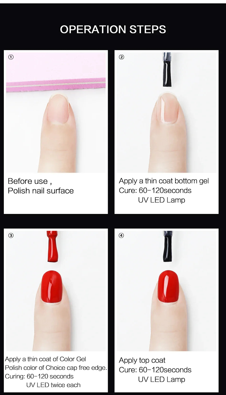 NAILCO 15ml Top Coat And Base Coat Art Design Gel Nail Polish UV Top Base Coat UV LED Soak Off Gel For Nail Decoration Varnish - Tasawoq