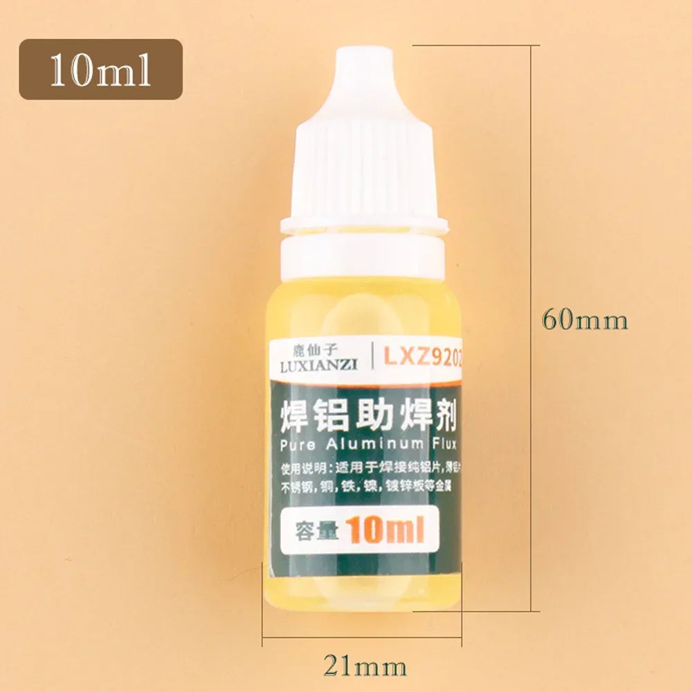 10ml/Bottle Soldering Flux Liquid Aluminum Metal Electronics Copper Soldering Flux No Water Cleaning 18650 Battery Soldering - Tasawoq