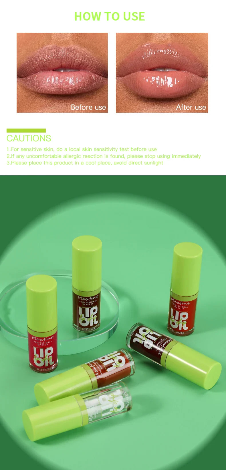 6-tone moisturizing lip gloss luminous oil lip gloss, moisturizing transparent liquid lip gloss, natural lip enhancer, make lips - Tasawoq