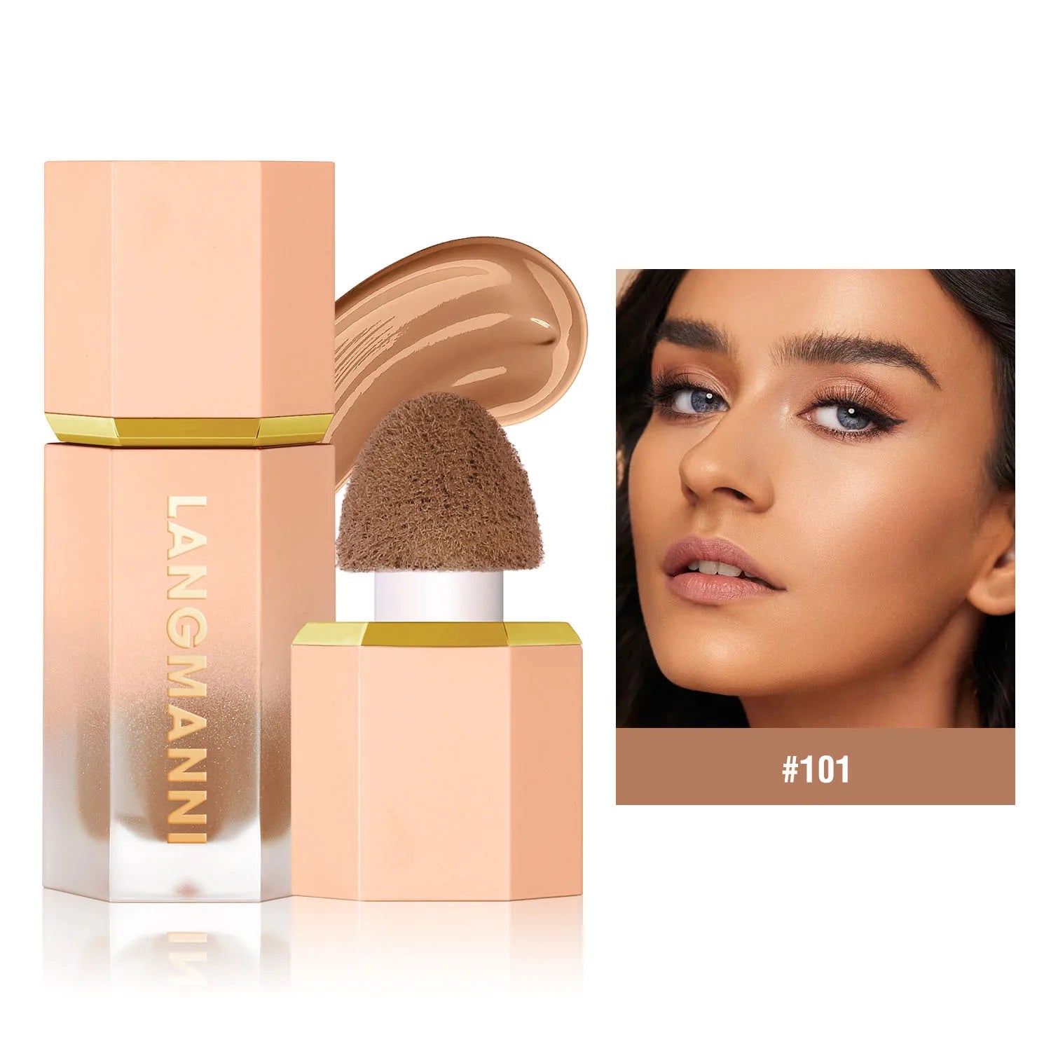 Three-color liquid contouring to enhance the facial contour - Tasawoq