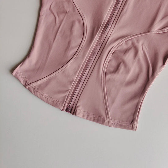 Outdoor Sports Long Sleeved Women Slim Yoga Clothes Quick Dry Zipper Cardigan Stand Up Collar Jacket Running Fitness Jacket Top - Tasawoq