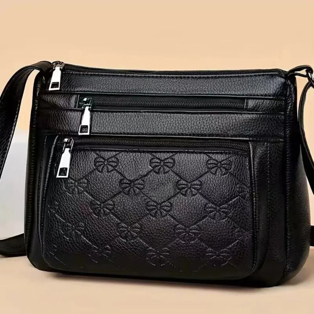 Women's Bag Middle-aged Bag Mother's Bag Fashion Multi-layer Large Capacity Single Shoulder Mother-in-law Buy Vegetable Bag - Tasawoq