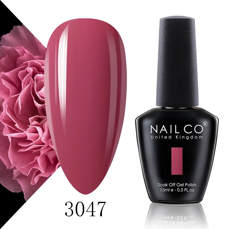 NAILCO 15ml Fresh Series Gel Nail Polish Design UV&LED Nail Gel Spring Summer Color Vernis Nail Art Glitter All For Manicure Set - Tasawoq