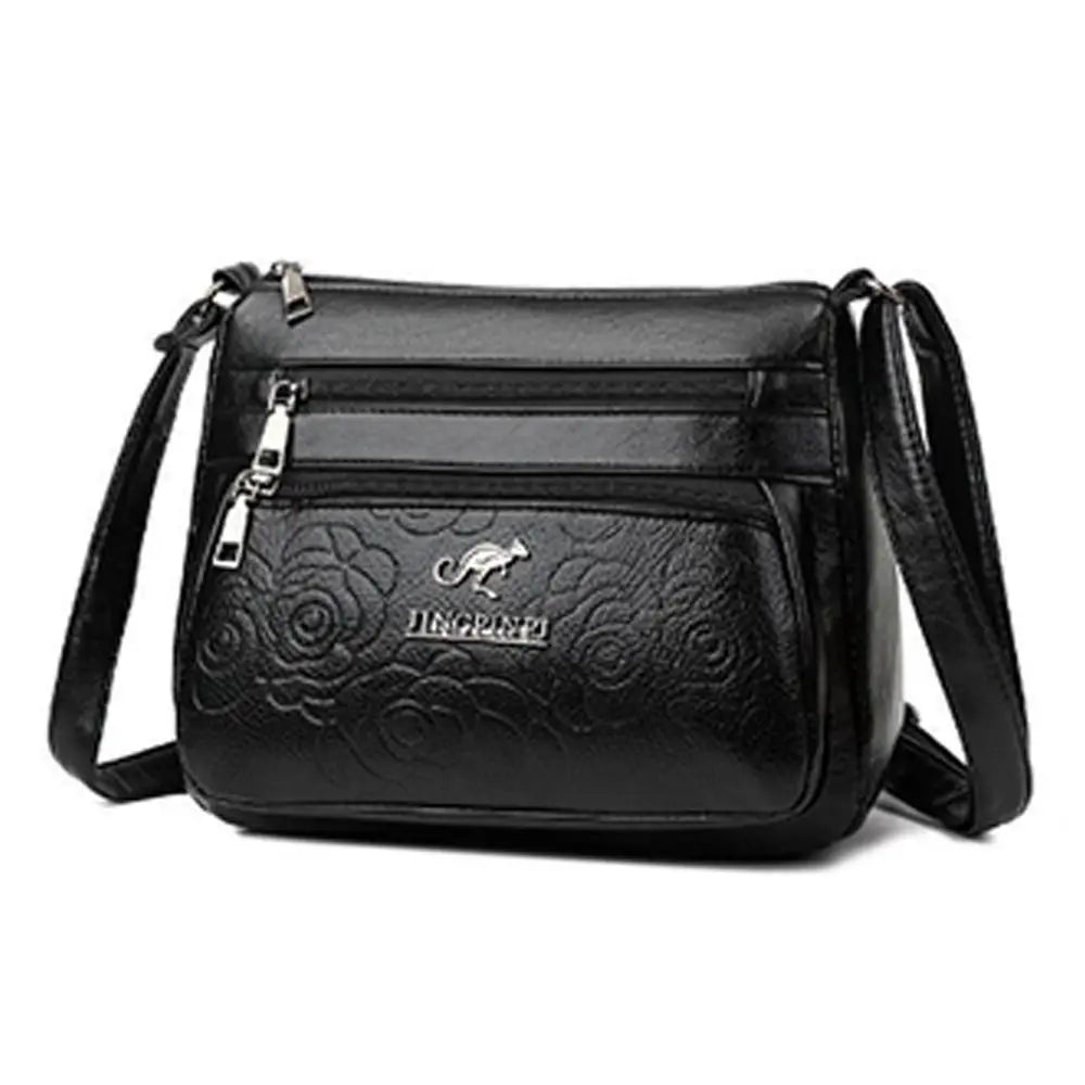 Women's Bag Middle-aged Bag Mother's Bag Fashion Multi-layer Large Capacity Single Shoulder Mother-in-law Buy Vegetable Bag - Tasawoq