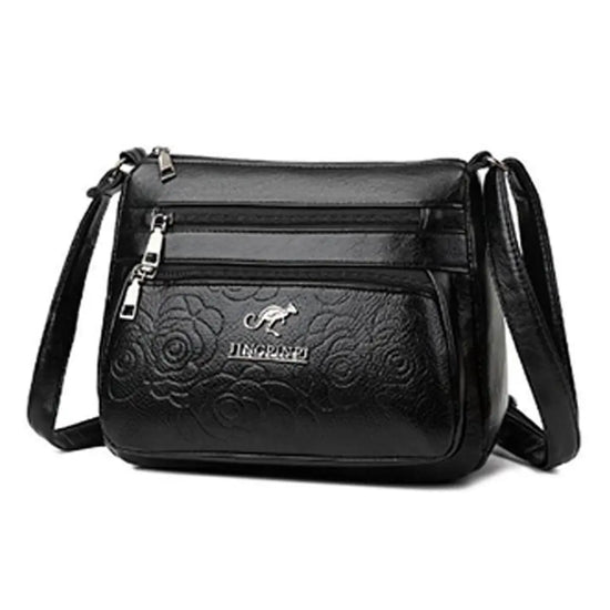 Women's Bag Middle-aged Bag Mother's Bag Fashion Multi-layer Large Capacity Single Shoulder Mother-in-law Buy Vegetable Bag - Tasawoq