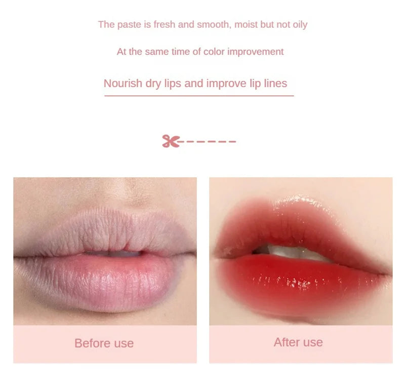Colored Lip Balm Cute Moisturizing Lip Tint Long Lasting Waterproof Change Color Lipstick for Women Girls Lips Make Up Cosmetics - Tasawoq