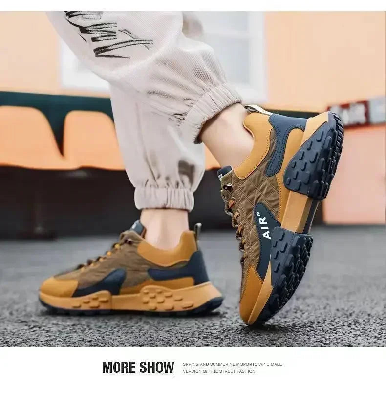 Men Shoes Platform Male Sneakers 2025 New Vulcanized Shoes for Men Casual Running Shoes Large Size 45 46 Hot Sapatos Masculinos - Tasawoq