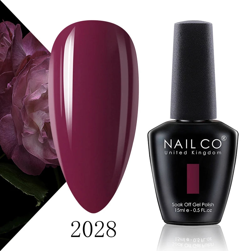 NAILCO 15ml Fresh Series Gel Nail Polish Design UV&LED Nail Gel Spring Summer Color Vernis Nail Art Glitter All For Manicure Set - Tasawoq