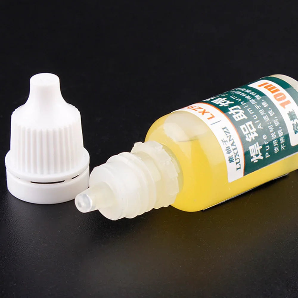 10ml/Bottle Soldering Flux Liquid Aluminum Metal Electronics Copper Soldering Flux No Water Cleaning 18650 Battery Soldering - Tasawoq