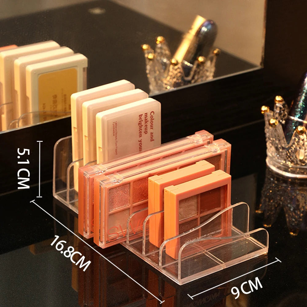 Eyeshadow Palette Organizer Eyepowder Storage Tray Cosmetics Rack Makeup Tools Compartment Holder For Women makeup organizer - Tasawoq