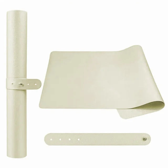 Nail Art Table Mat Foldable Hand Rest Pad For Nail Armrest Cushion Waterproof Scratch Dirt Resistant Leather Studio Desk Mat - Tasawoq