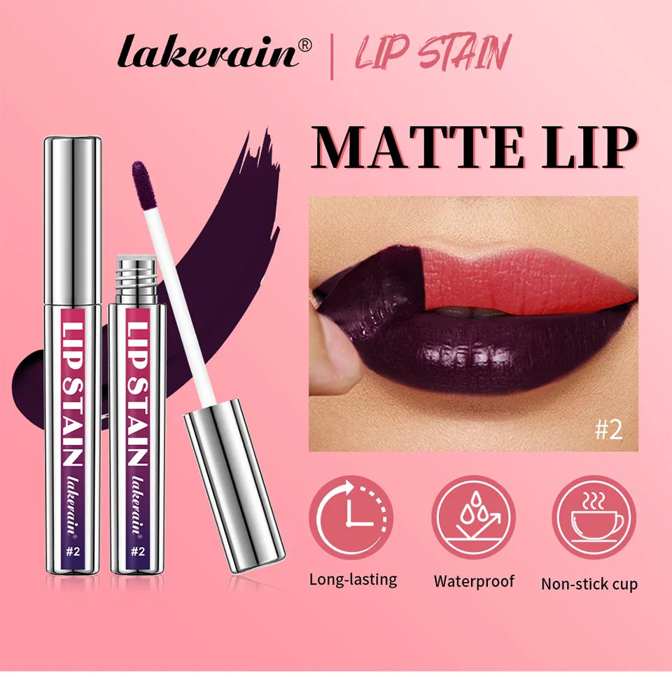 Long Lasting Lip Inks Korean Matte Lip Tint Peel Off Matte Tick for Lips Stick Free Shipping Liquid Lipstick Waterproof Makeup - Tasawoq