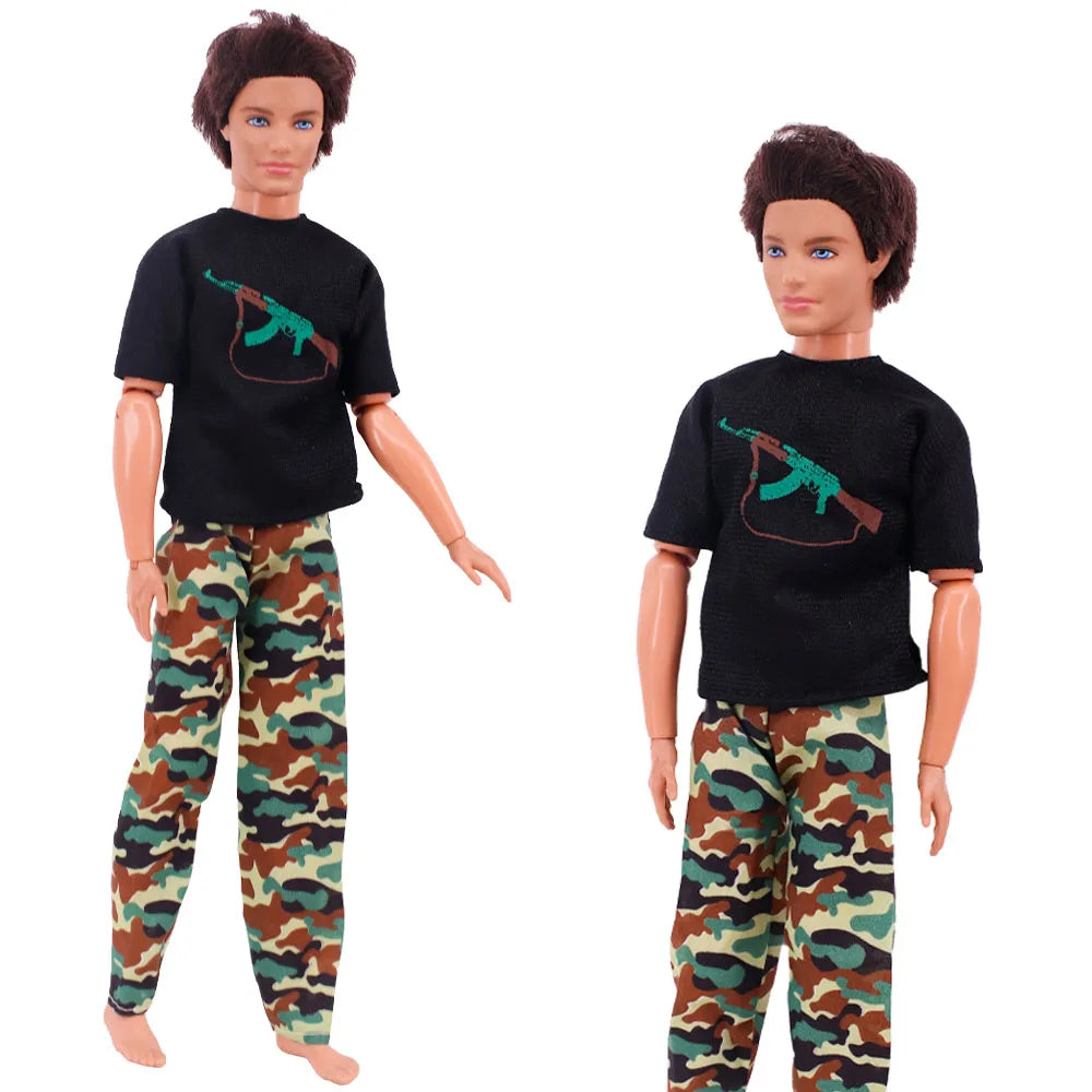 25 Style Ken 11.5inch Doll Clothes Sportswear Prince's Daily Clothing Overcoat for Babi 30 Cm Ken Boy Clothes,Birthday Present - Tasawoq