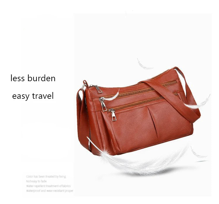 Women's Bag 2025 Trend Korean Handbags Designer Luxury Brand Ladies Shoulder Bags Soft Leather Fashion Versatile Crossbody Bag - Tasawoq