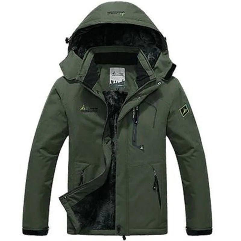 Winter Parka Men Windbreak Plus Thick Warm Windproof Fur Coats Male Military Hooded Anorak Jackets Men's Winter Jackets - Tasawoq