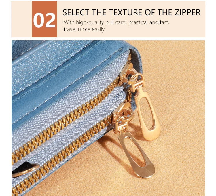 2023 New Crossbody Bag for Women Summer Small Market Simple One Shoulder Bag for Mobile Phone Double Layer Casual Small Body Bag - Tasawoq