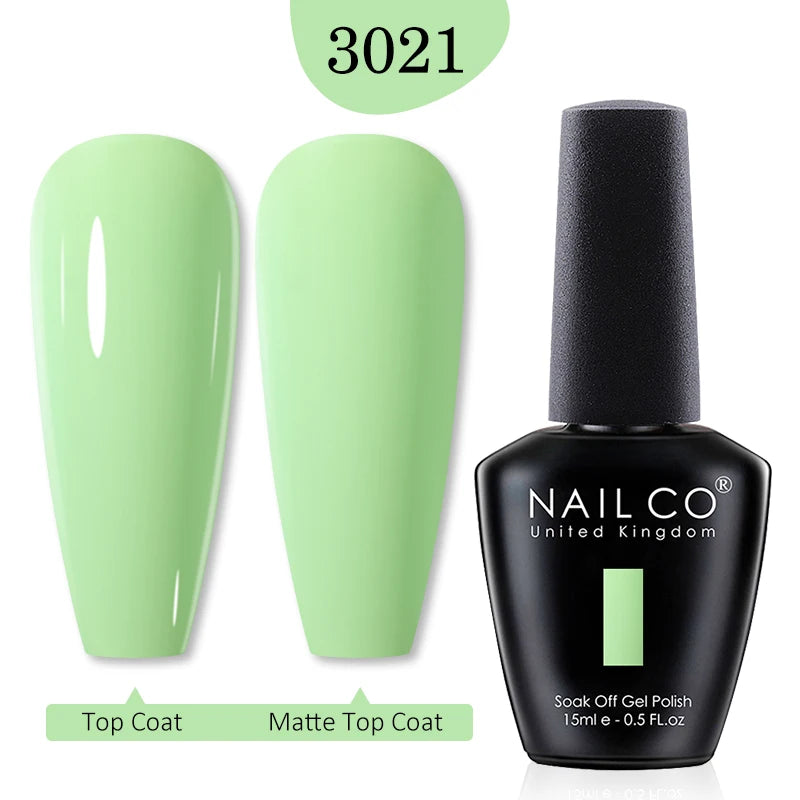 NAILCO Red Colors Series 15ML Nail Gel Polish Nail Supplies Semi Permanent For Nail Art Manicure Soak Off LED UV Hybrid Varnish - Tasawoq
