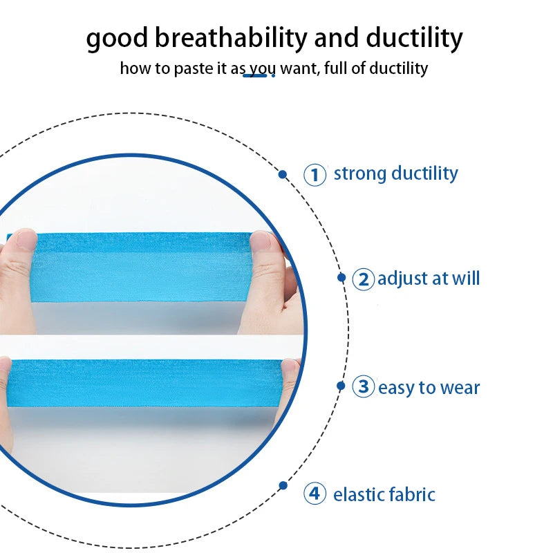 Waterproof Kinesiology Tape for Sports and Muscle Support – 5m Roll - Tasawoq