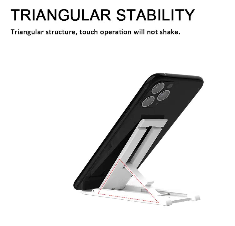 Desktop Phone Holder Stand Foldable Portable Tablet Stand Desk Lazy Bracket For iPhone 13 Pro iPad Mobile Phone Tablet below 12" - Tasawoq