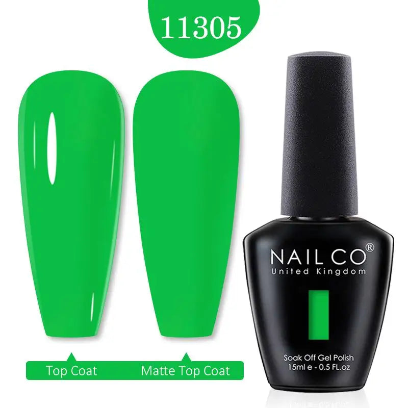 NAILCO Red Colors Series 15ML Nail Gel Polish Nail Supplies Semi Permanent For Nail Art Manicure Soak Off LED UV Hybrid Varnish - Tasawoq