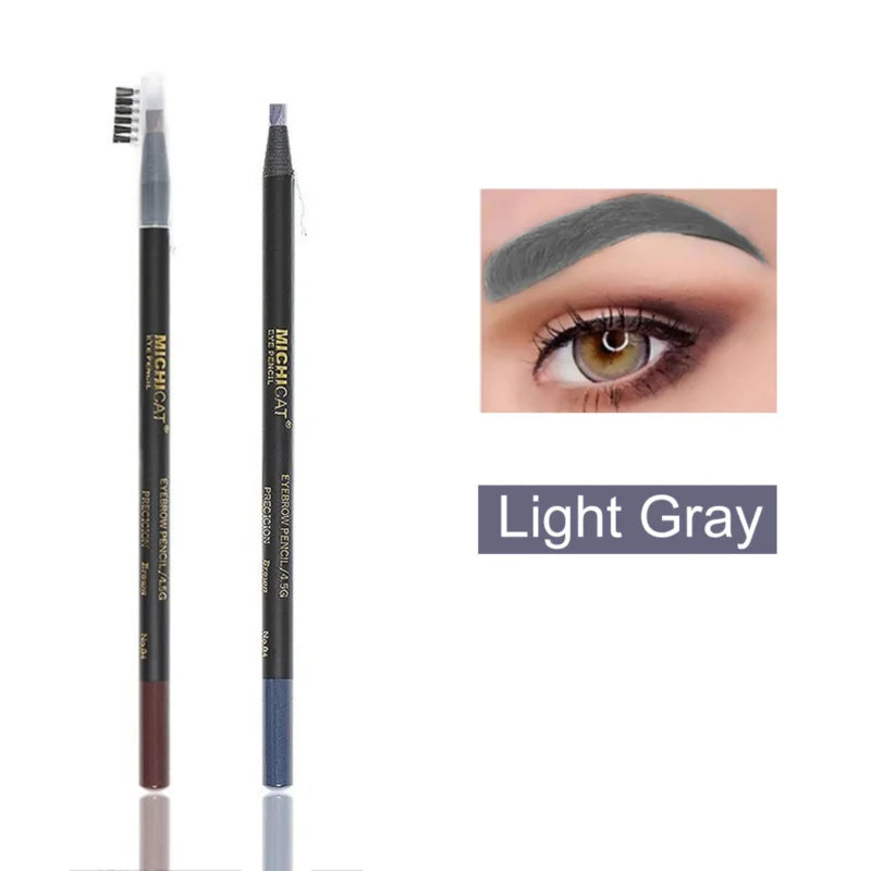 1PC Eyebrow Pencil Waterproof Microblading Eyebrow Pen Tint Tattoo Eyebrows Makeup 6 Colors Natural Long Lasting Eye Brow Pencil - Tasawoq