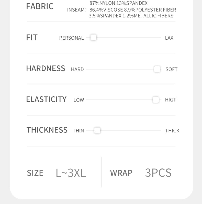 MIIOW 3Pcs Ice Silk Man Underwear Boxer Metal Fiber Antistatic Men Underpants Seamless Cut Hem Men's Panties Boxers Shorts Trunk - Tasawoq