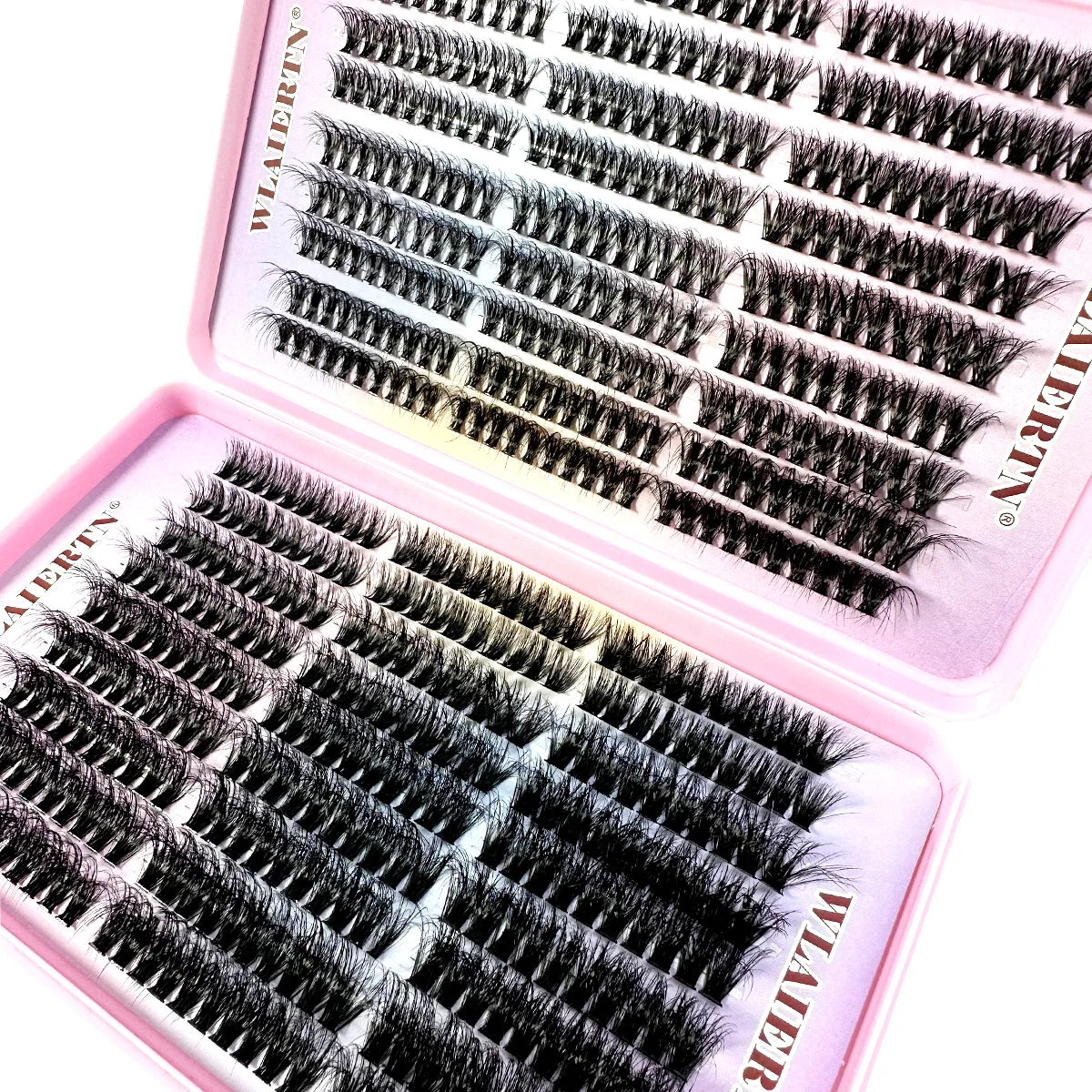 Faux Mink Eyelashes 540Cluster C Curled 9-16mm Mixed Natural Eyelash Extension 3D Russian Strip Personal Eyelash Makeup Tool - Tasawoq