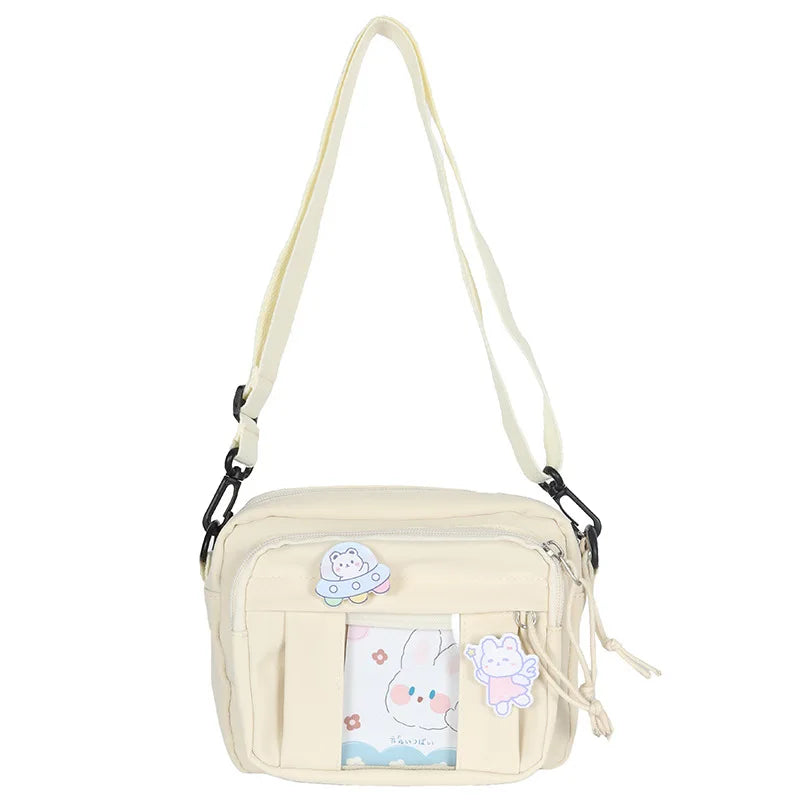 New Kawaii Bag Girls 2025 New JK Transparent Bag Small Crossbody Bag For Women Purses and Handbags Shoulder Bag Itabag Bolso - Tasawoq