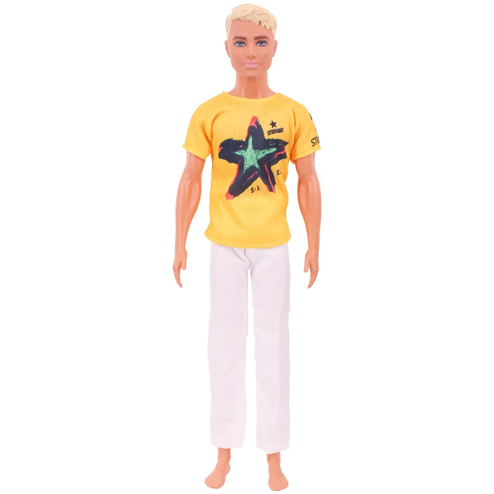 25 Style Ken 11.5inch Doll Clothes Sportswear Prince's Daily Clothing Overcoat for Babi 30 Cm Ken Boy Clothes,Birthday Present - Tasawoq