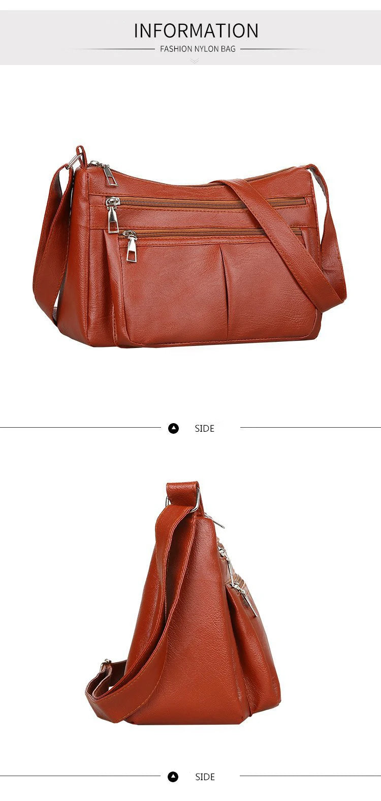 Women's Bag 2025 Trend Korean Handbags Designer Luxury Brand Ladies Shoulder Bags Soft Leather Fashion Versatile Crossbody Bag - Tasawoq