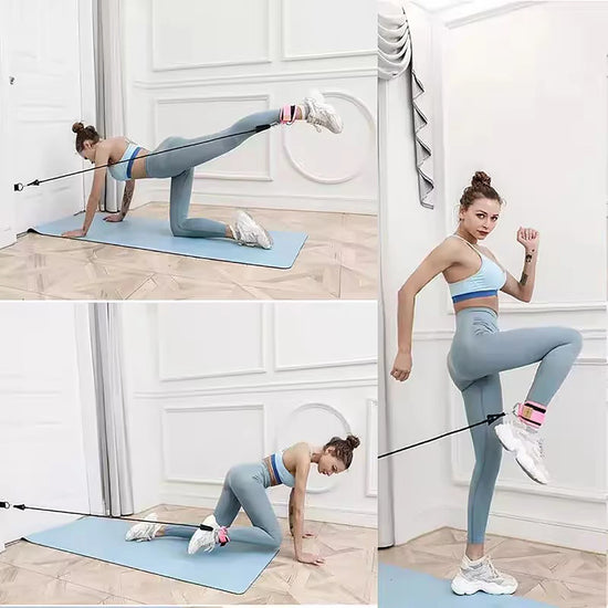1PC Padded Ankle Straps Ankle Straps for Cable Machines Double D-Ring Fitness Ankle Cuffs for Gym Workouts Rebate Leg Extensions - Tasawoq