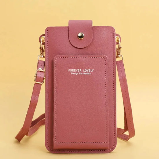 Women Bags Soft Leather Wallets Touch Screen Cell Phone Purse Crossbody Shoulder Strap Handbag for Female Cheap Women's Bags - Tasawoq