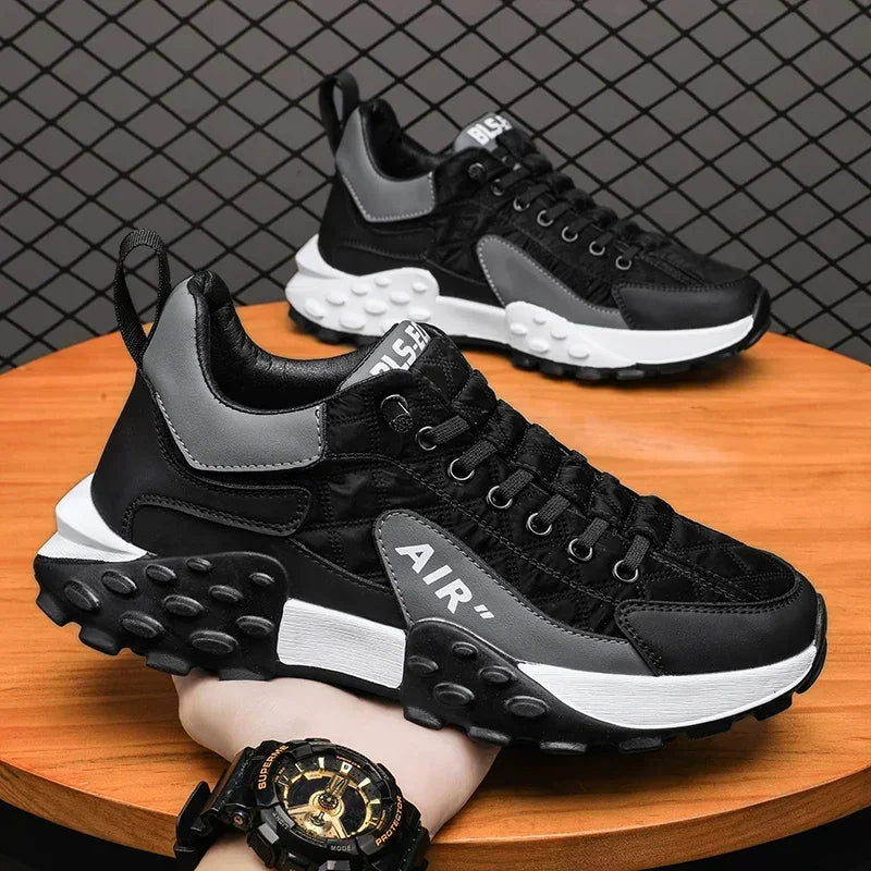 Men Shoes Platform Male Sneakers 2025 New Vulcanized Shoes for Men Casual Running Shoes Large Size 45 46 Hot Sapatos Masculinos - Tasawoq