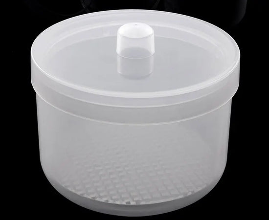 Nail Drill Bits Disinfection Box Double Layer Filtration Cleaning Box Manicure Storage Case Nail Brush Cleaning Container - Tasawoq