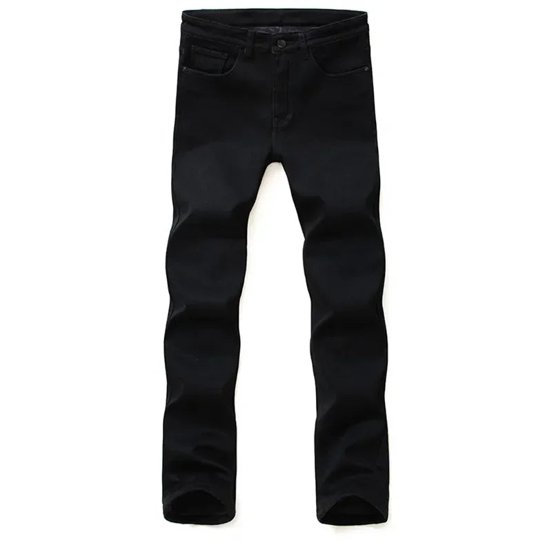 Men Classic Advanced Fashion Brand Jeans Jean Homme Man Soft Stretch Black Biker Masculino Denim Trousers Mens Pants Overalls - Tasawoq