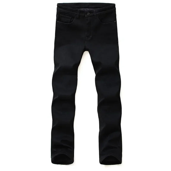Men Classic Advanced Fashion Brand Jeans Jean Homme Man Soft Stretch Black Biker Masculino Denim Trousers Mens Pants Overalls - Tasawoq