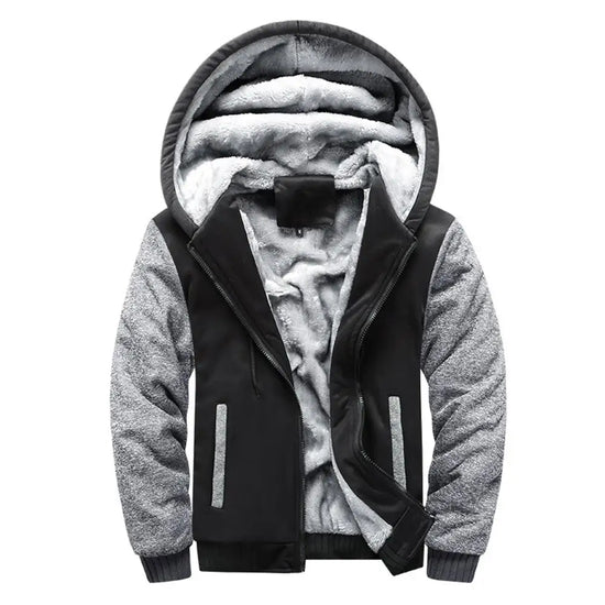 Men's Jacket Camouflage Thicken Winter Jackets for Men Fleece Long Sleeve Coat Man Casual Hoodies Streetwear Men's Coats - Tasawoq