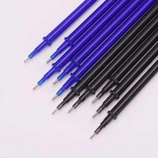 0.5mm Erasable Gel Pen Set 6 Colors Ink Writing Gel Pens Refills Rods Washable Handle for School Office Stationery Supplies
