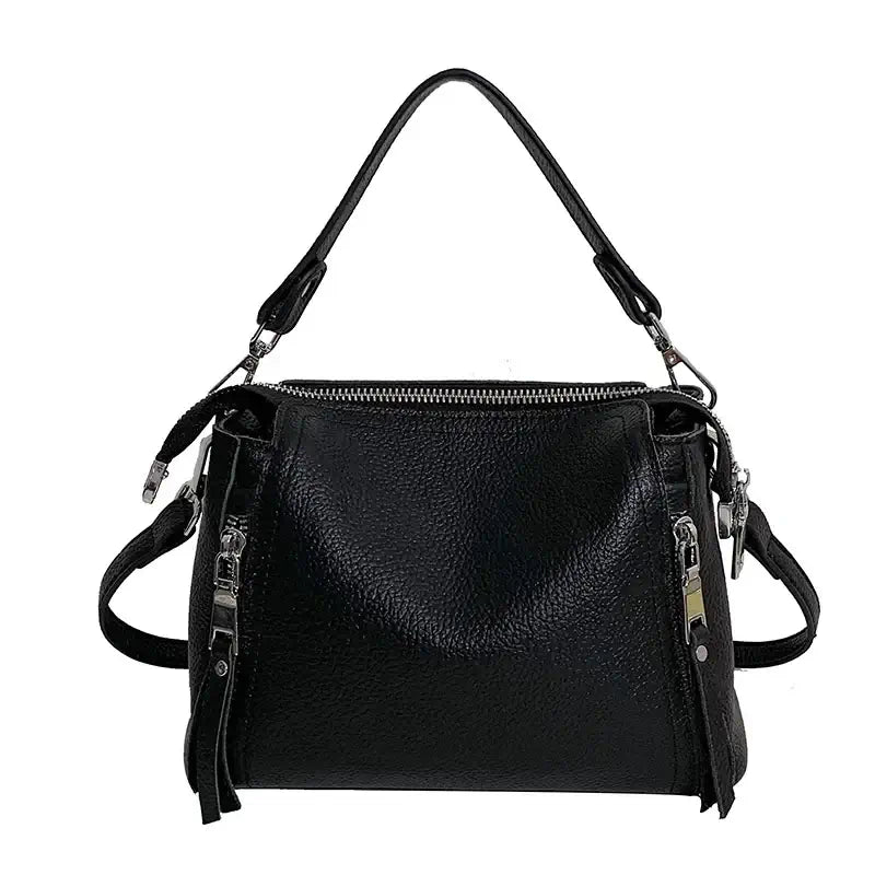 100% Genuine Leather Women Handbags Cowhide Women Shoulder bag Fashion Luxury Ladies Messenger Bags High Quality Female Tote bag - Tasawoq