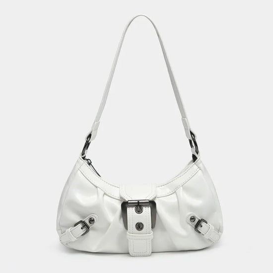 2024 spring hot selling Maillard style retro style small bag spicy girl Y2K wasteland style vintage leather shoulder armpit bag - Tasawoq