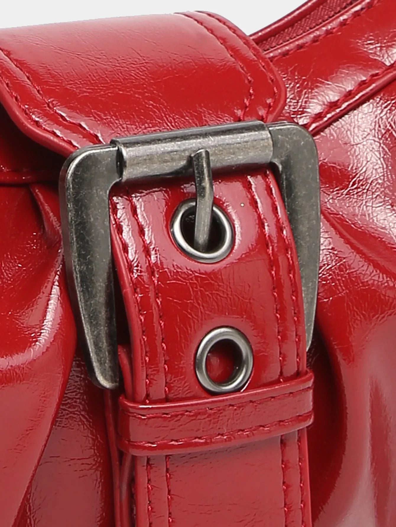 2024 spring hot selling Maillard style retro style small bag spicy girl Y2K wasteland style vintage leather shoulder armpit bag - Tasawoq