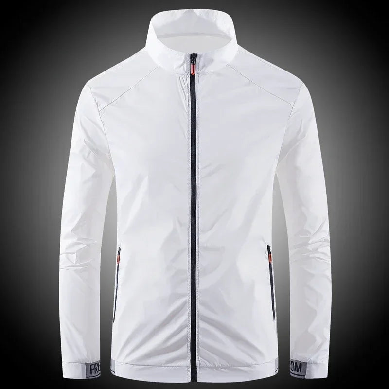 Sunscreen Coats Men's Breathable Sports Waterproof Jacket Summer UV Protection Outdoor Fishing Skin Clothing - Tasawoq