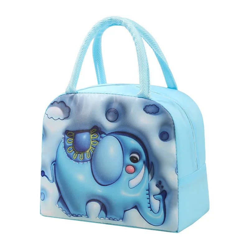3D Cartoon Lunch Bag Insulated Thermal Food Portable Lunch Box Functional Food Picnic Lunch Bags for Women Kids