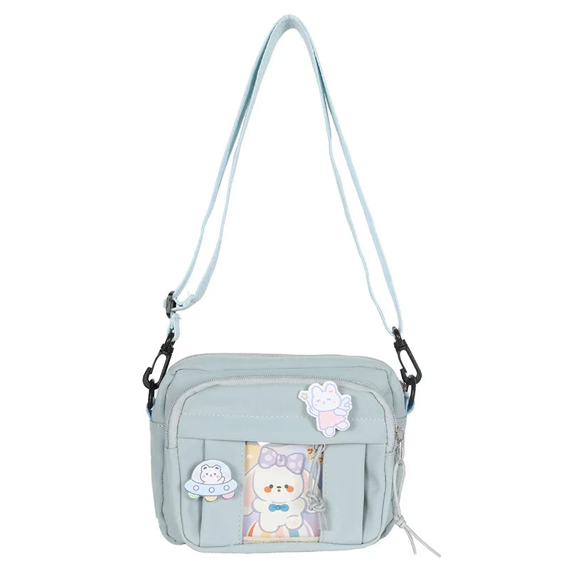 New Kawaii Bag Girls 2025 New JK Transparent Bag Small Crossbody Bag For Women Purses and Handbags Shoulder Bag Itabag Bolso - Tasawoq