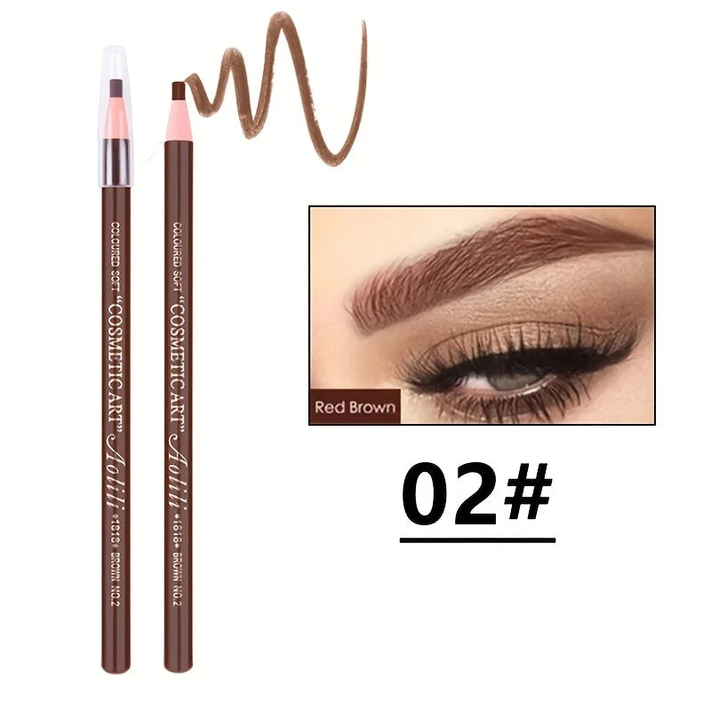 Tear Off Pull Line Eyebrow Pencil, Not Sharpen Need Eyebrow Pencil, Natural Color Rendering, Sweat Proof And Smudge Proof Eyebro - Tasawoq