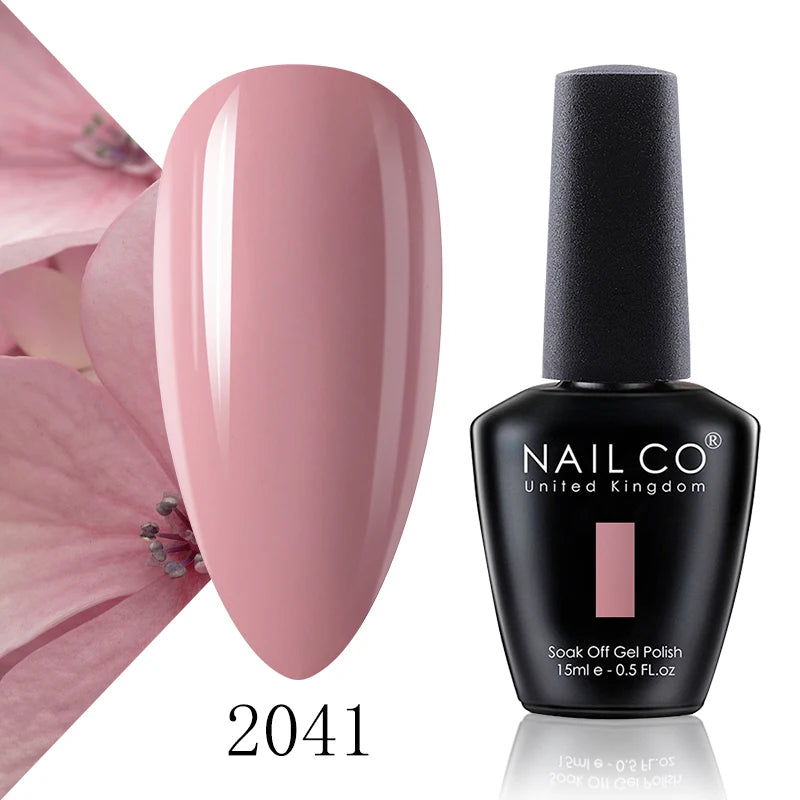 NAILCO 15ml Fresh Series Gel Nail Polish Design UV&LED Nail Gel Spring Summer Color Vernis Nail Art Glitter All For Manicure Set - Tasawoq