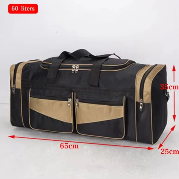Luggage Travel Bag Gym Fitness Handbags for Women Men Outdoor Sports Shoulder Large Storage Duffel Training Long Distance Bag - Tasawoq